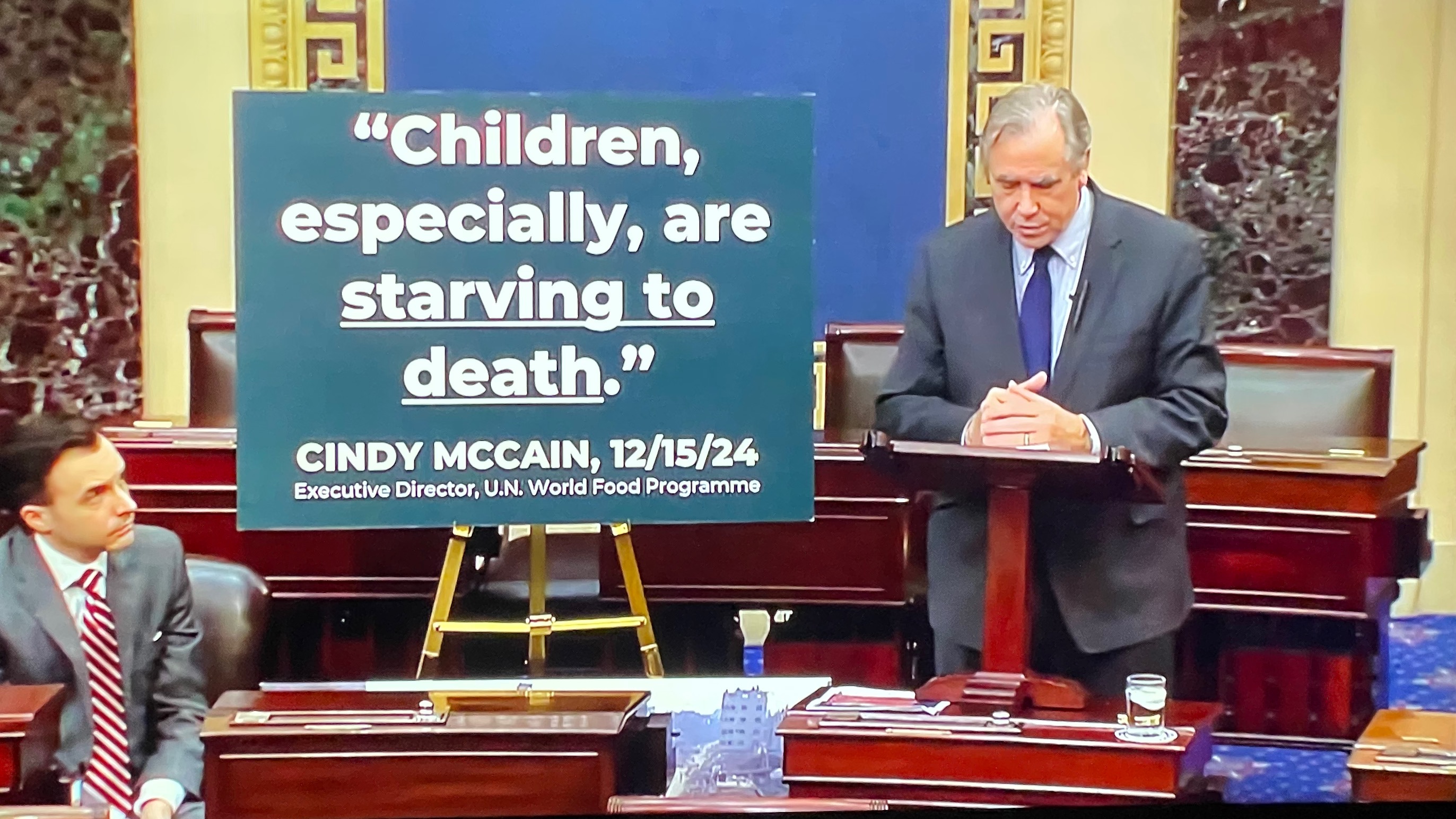 Jeff Merkley speaking about Gaza